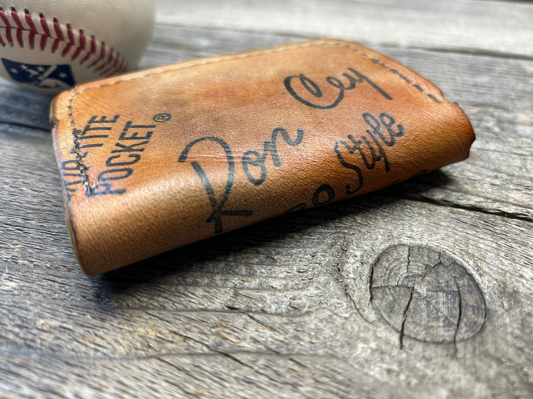 Vintage Wilson Ron Cey Baseball Glove Wallet!!