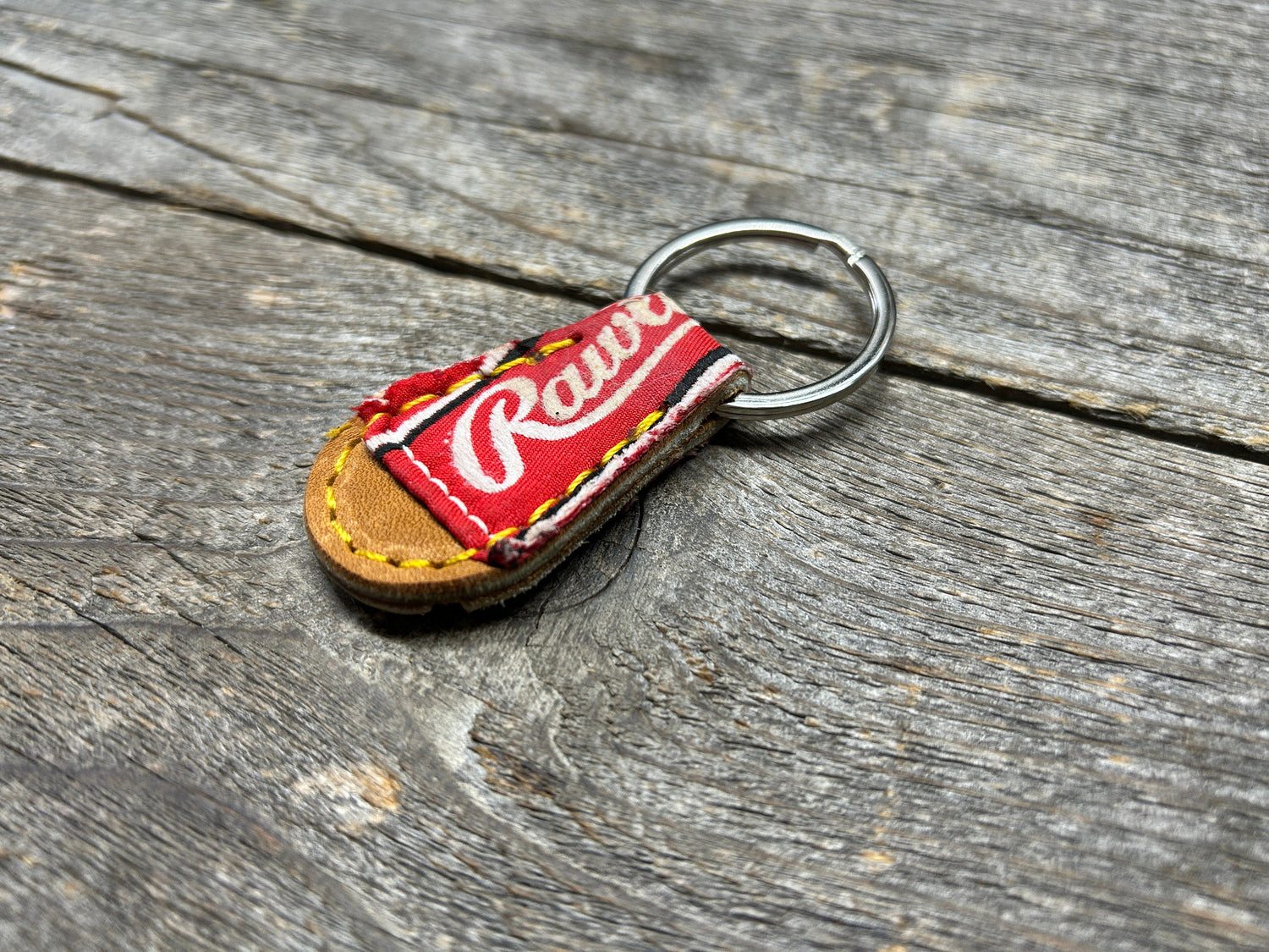 Vintage Rawlings Baseball Glove key chain with Authentic Patch