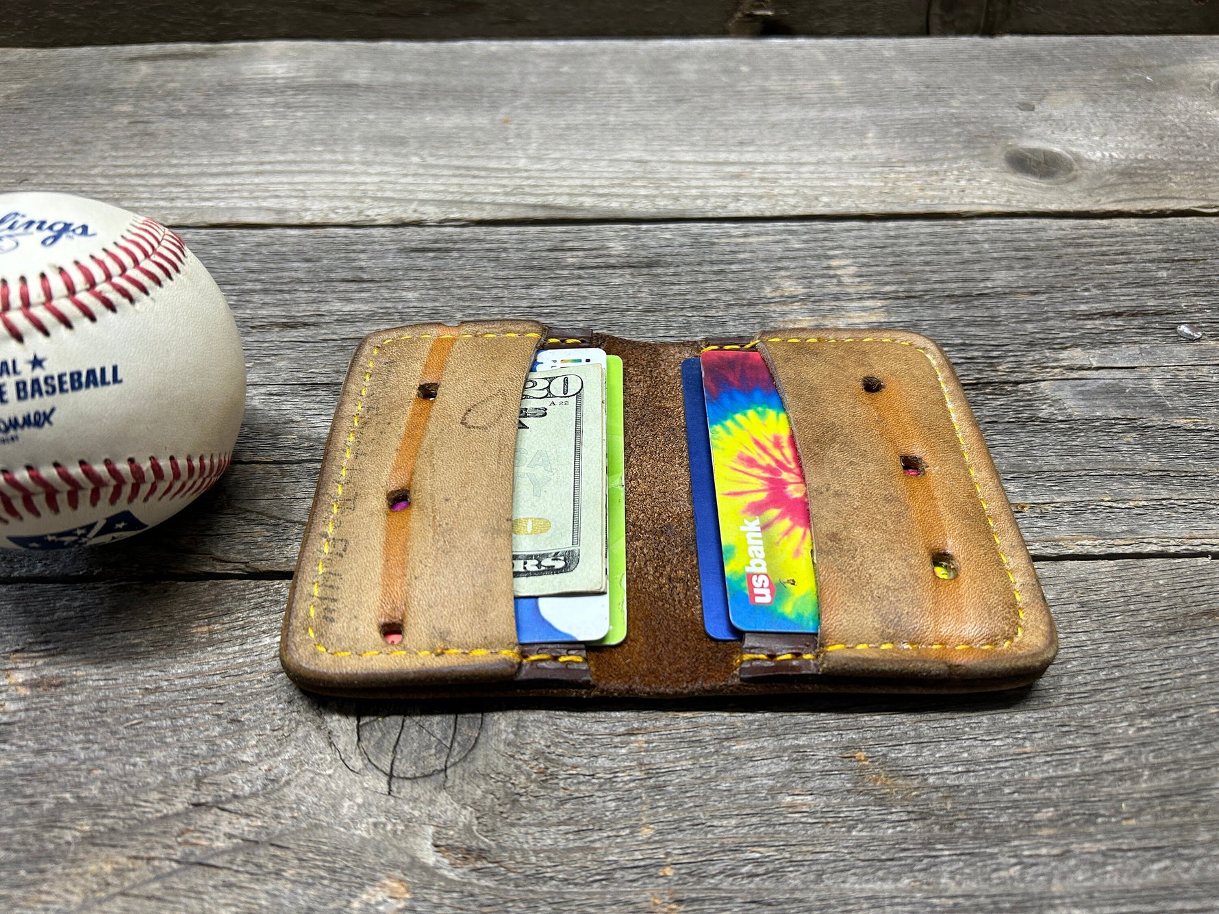 Vintage Rawlings Reggie Jackson Baseball Glove Wallet!!