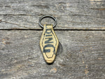 Vintage Spalding Baseball Glove Key Chain - NEW STYLE! (vintage hotel key style)!