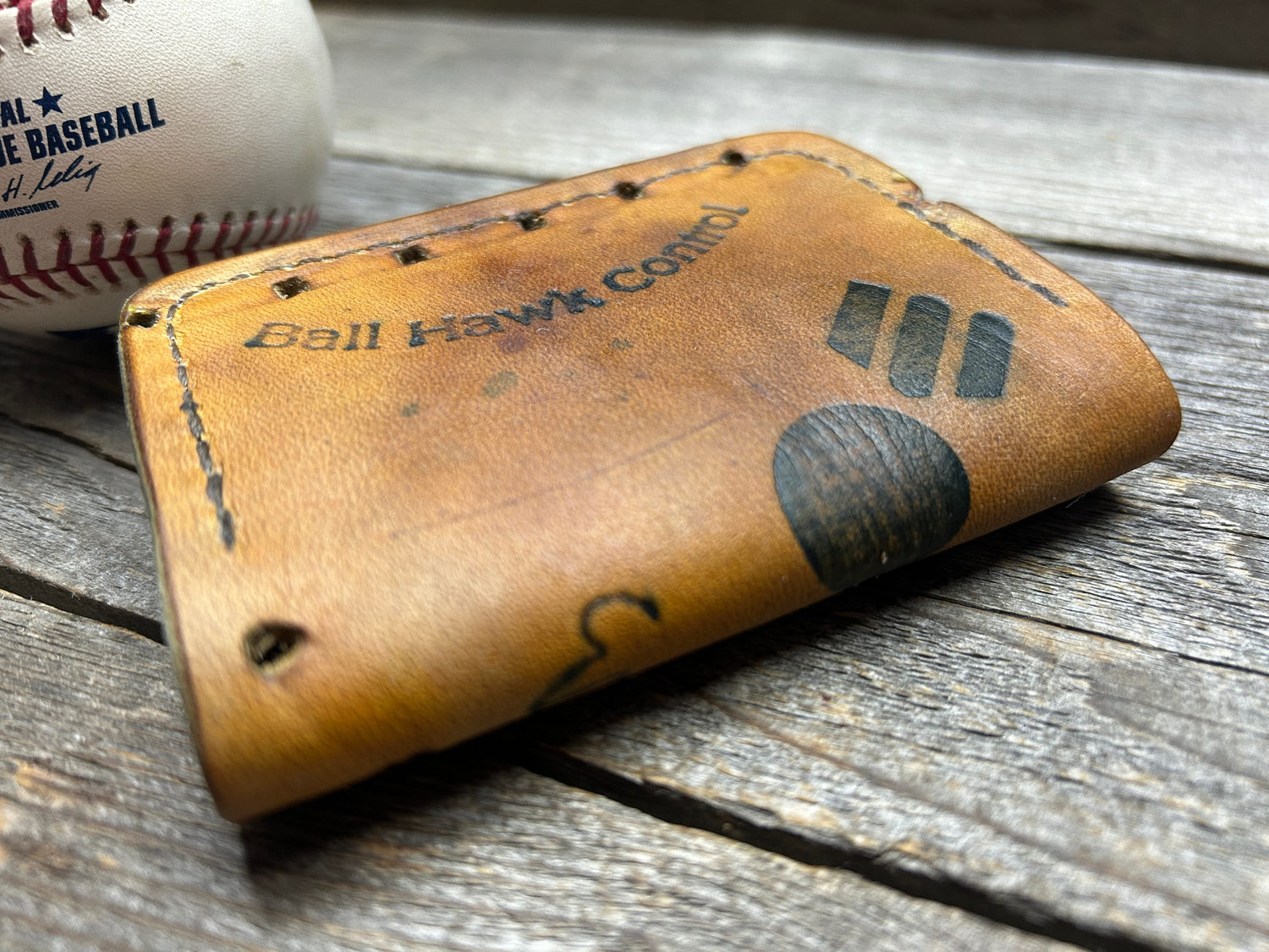 Vintage Medalist Ernie Banks "Mr. Cub" Baseball Glove Wallet!!