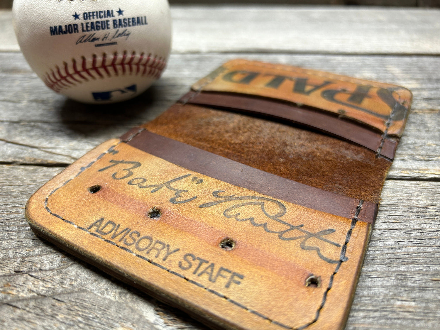 Vintage Spalding Babe Ruth Baseball Glove Wallet!!