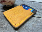 Rawlings Heart of the Hide Horween Top Loading Baseball Glove Wallet with Hidden 3rd Pocket!!