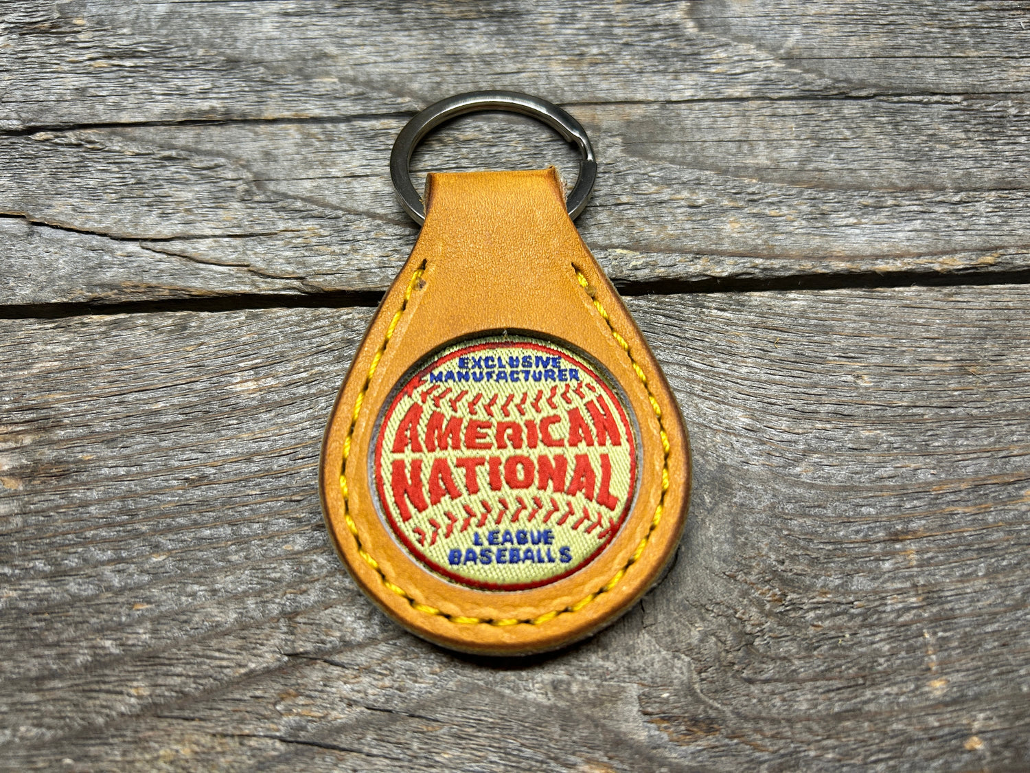 New Item! Vintage Spalding American/National League Baseball Glove Key Chain!