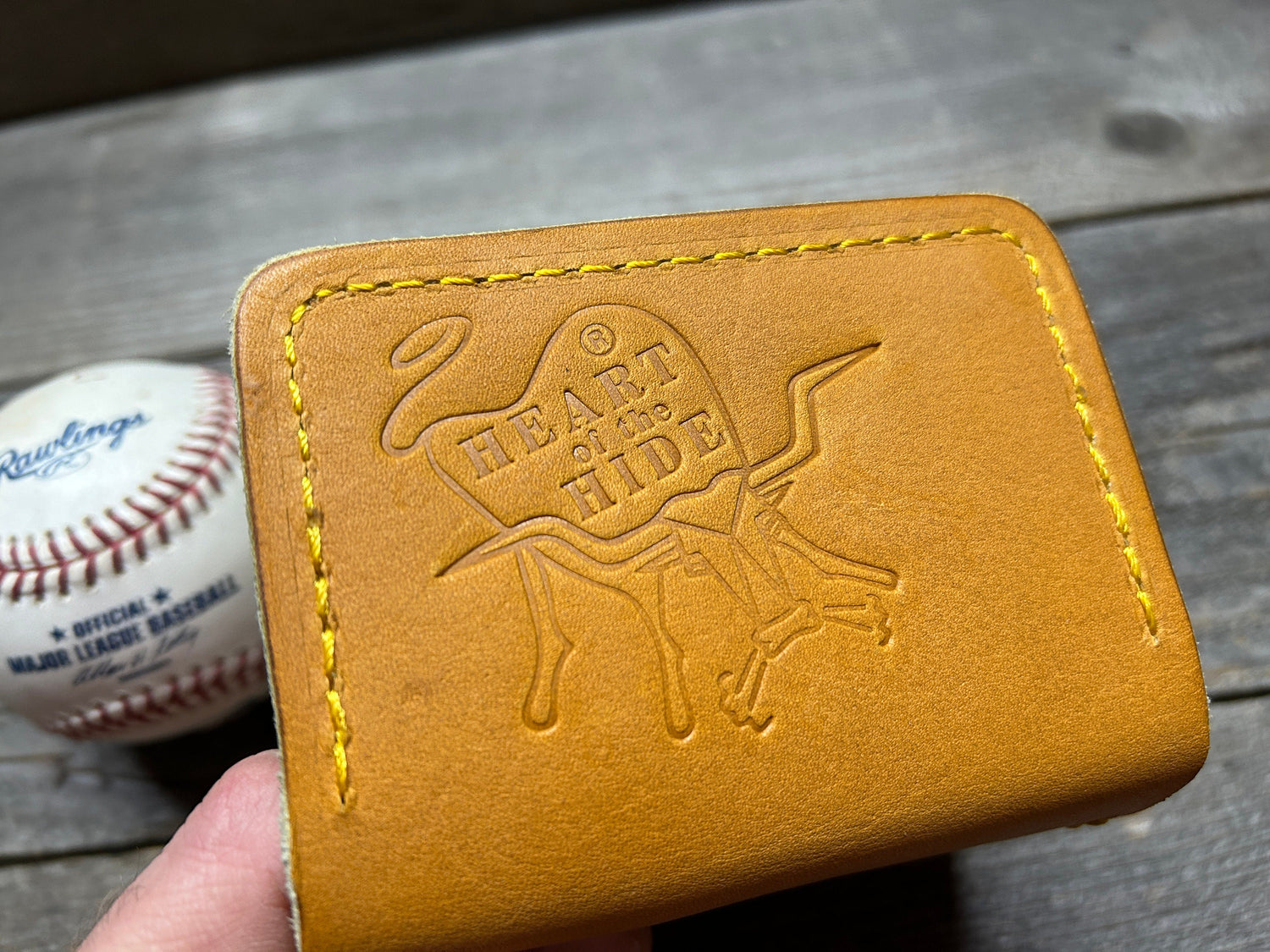 CLEARANCE!! Rawlings Heart of the Hide Horween Baseball Glove Wallet!!