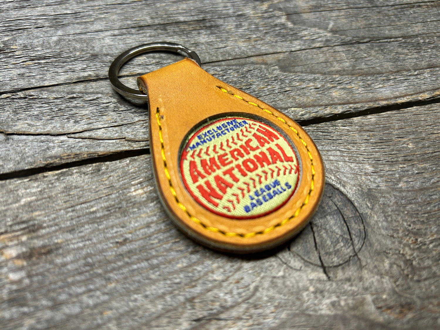 New Item! Vintage Spalding American/National League Baseball Glove Key Chain!