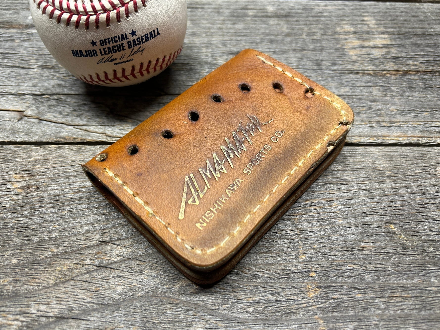 Vintage Nishikawa Baseball Glove Wallet!